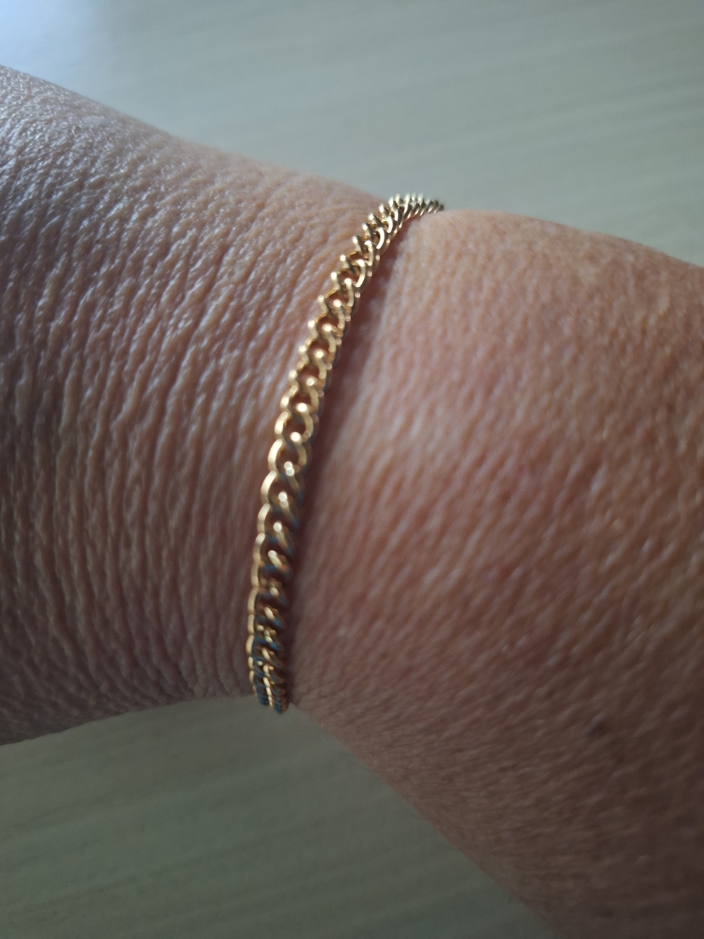 Elegant Gold Chain Anklet Or Bracelet for Women - Classic Link Design
